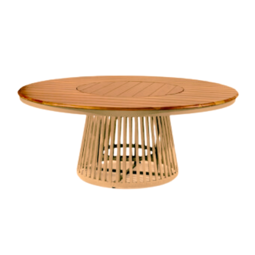 Mesa Chicago 1.60 Teca Bege