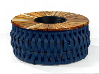 Mesa de Centro Bali Eucalipto Com Balde Ou Sem