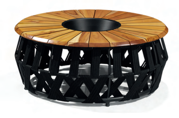 Mesa De Centro Doha Teka Com Ou Sem Balde