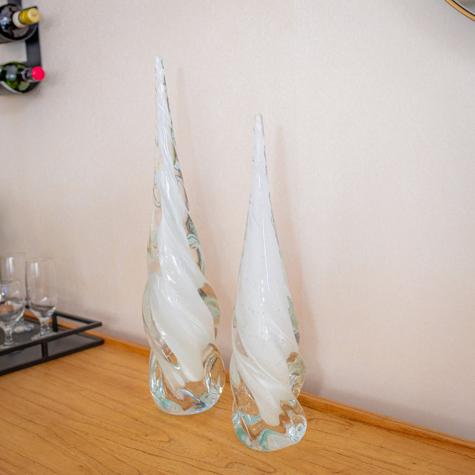 Gota em Murano Branco